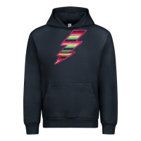 Navy Pink Serape Lightning Urban Hoodie - Bettercallsaul