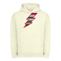 Pigment Pistachio Pink Serape Lightning Urban Hoodie - Bettercallsaul