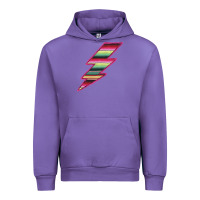 Tulip Pink Serape Lightning Urban Hoodie - Bettercallsaul