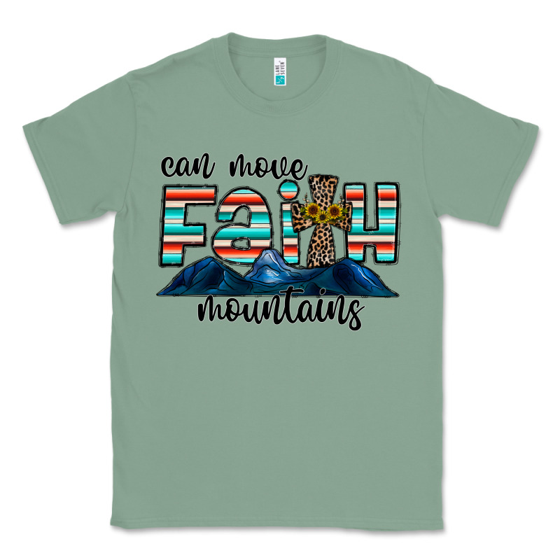 Can Move Faith Mountains Classic Tee by CowhideDigitalArt | Teevron