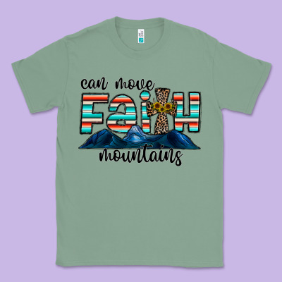 Can Move Faith Mountains Classic Tee Designed By Cowhidedigitalart