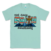 Seafoam can move faith mountains Classic Tee - CowhideDigitalArt