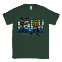 Sports Green can move faith mountains Classic Tee - CowhideDigitalArt