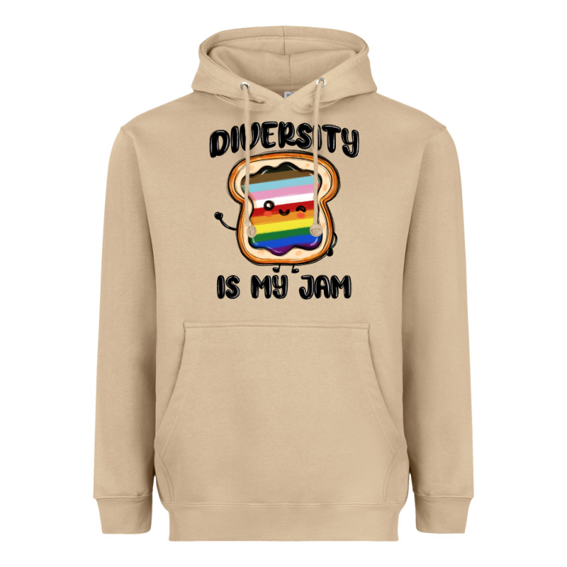 Diversity Is My Jam Heavyweight Hoodie by MaliasSmallBusiness | Teevron