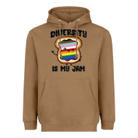 Toasted Coconut diversity is my jam Heavyweight Hoodie - MaliasSmallBusiness
