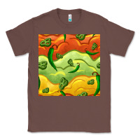 Chestnut mexican sauce and jalapeno seamless pattern Classic Tee - BundleAndBundleShop