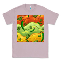 Lilac mexican sauce and jalapeno seamless pattern Classic Tee - BundleAndBundleShop