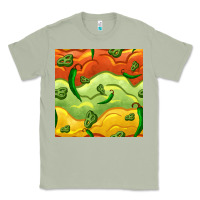 Matcha mexican sauce and jalapeno seamless pattern Classic Tee - BundleAndBundleShop
