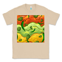 Mushroom mexican sauce and jalapeno seamless pattern Classic Tee - BundleAndBundleShop