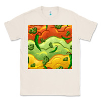 Natural mexican sauce and jalapeno seamless pattern Classic Tee - BundleAndBundleShop