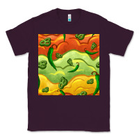 Plum mexican sauce and jalapeno seamless pattern Classic Tee - BundleAndBundleShop