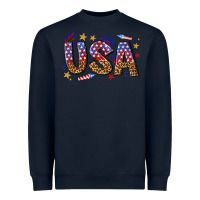 Navy usa 4th of july bw Heavyweight Sweatshirt - texasbilliewilder