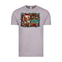Vintage Zinc all i want for christmas is a cow longhorn Vintage Tee - RanaPortraitStore