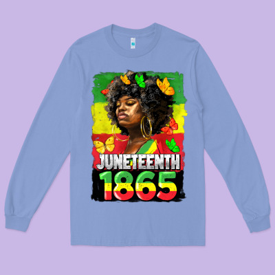 Juneteenth 1865 Black Freedom Long Sleeve Tee Designed By Hra Design Shop
