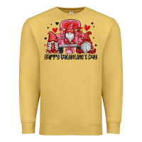 Antique Gold happy valentine's day Premium Sweatshirt - MaliasSmallBusiness