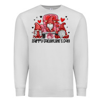 Dove Grey happy valentine's day Premium Sweatshirt - MaliasSmallBusiness
