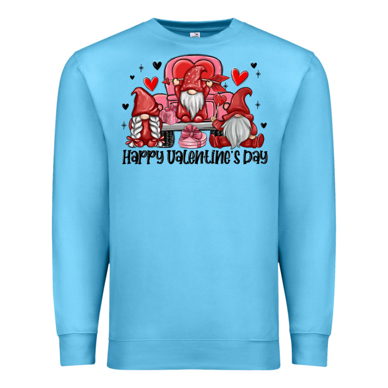 Happy Valentine's Day Premium Sweatshirt by MaliasSmallBusiness | Teevron