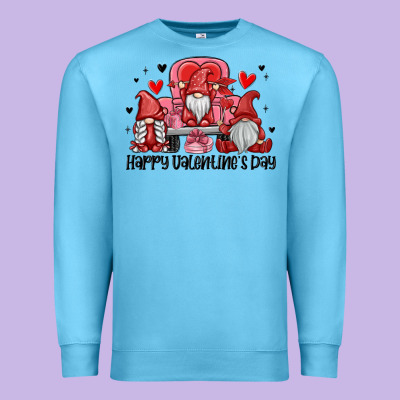 Happy Valentine's Day Premium Sweatshirt Designed By Maliassmallbusiness