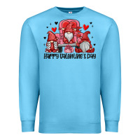 Ocean Blue happy valentine's day Premium Sweatshirt - MaliasSmallBusiness