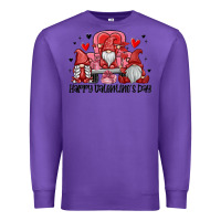 Purple happy valentine's day Premium Sweatshirt - MaliasSmallBusiness