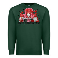 Sports Green happy valentine's day Premium Sweatshirt - MaliasSmallBusiness