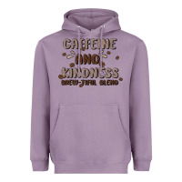 Lavender caffeine & kindness Heavyweight Hoodie - MaliasSmallBusiness