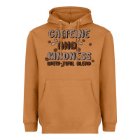 Meerkat caffeine & kindness Heavyweight Hoodie - MaliasSmallBusiness