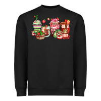 Black strawberry farm fresh coffee cups Heavyweight Sweatshirt - Zillion Design Studio