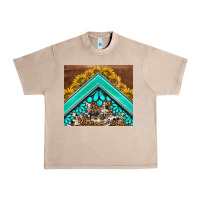French Oak western  sunflower turquise gemstone  tumbler Urban Heavy Tee - BarkalooDesign
