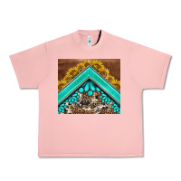 Salmon western  sunflower turquise gemstone  tumbler Urban Heavy Tee - BarkalooDesign