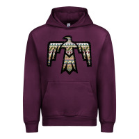 Mauve Wine Western Green Aztec Thunderbird Urban Hoodie - Bettercallsaul