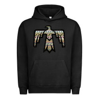 Pigment Black Western Green Aztec Thunderbird Urban Hoodie - Bettercallsaul