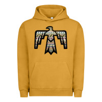 Pigment Peanut Butter Western Green Aztec Thunderbird Urban Hoodie - Bettercallsaul