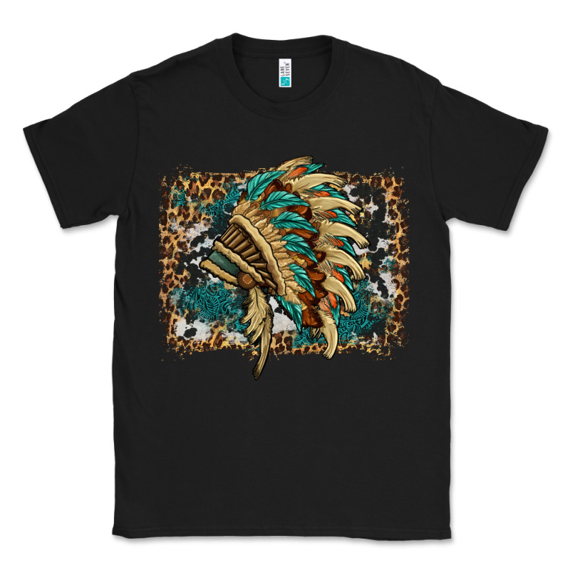 Indian Headdress With Background Classic Tee by HRA Design Shop | Teevron