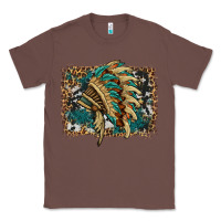 Chestnut indian headdress with background Classic Tee - HRA Design Shop