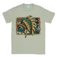 Matcha indian headdress with background Classic Tee - HRA Design Shop