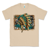 Mushroom indian headdress with background Classic Tee - HRA Design Shop