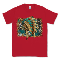 Red indian headdress with background Classic Tee - HRA Design Shop