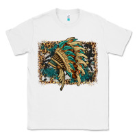 White indian headdress with background Classic Tee - HRA Design Shop
