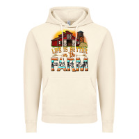 Vintage Artic life is better on the farm with barn Vintage Hoodie - texasbilliewilder