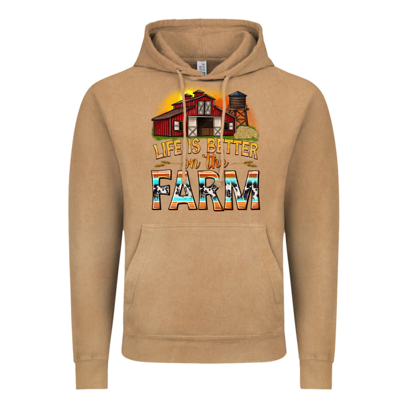 Life Is Better On The Farm With Barn Vintage Hoodie by texasbilliewilder | Teevron