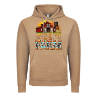 Vintage Coffee life is better on the farm with barn Vintage Hoodie - texasbilliewilder