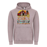 Vintage Zinc life is better on the farm with barn Vintage Hoodie - texasbilliewilder
