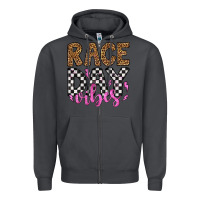 Smoke race day vibes Zipper Hoodie - Artiststas