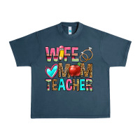 Midnight Navy wife mom teacher Urban Heavy Tee - Zillion Design Studio