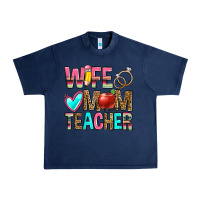 Navy wife mom teacher Urban Heavy Tee - Zillion Design Studio