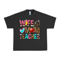 Pigment Black wife mom teacher Urban Heavy Tee - Zillion Design Studio