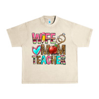 Sandshell wife mom teacher Urban Heavy Tee - Zillion Design Studio