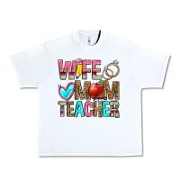 White wife mom teacher Urban Heavy Tee - Zillion Design Studio