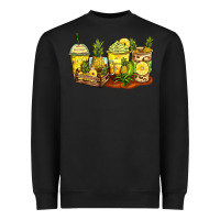 Black pineapple farm fresh coffee cups Heavyweight Sweatshirt - Zillion Design Studio